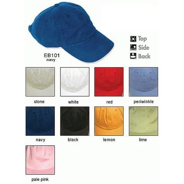 Adams Headwear 00820599097386 ESSENTIALS BRUSHED TWILL EB101 WHITE, Adams Headwear, Mfr#: 820599097386