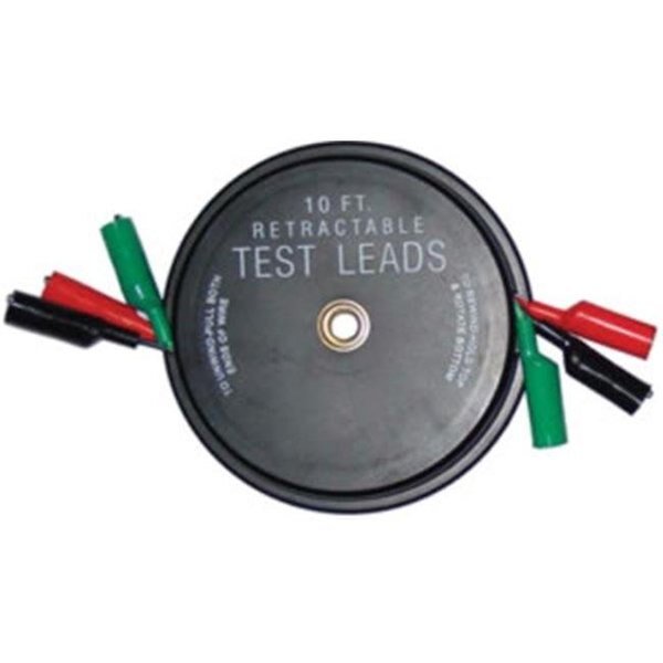 Kastar Hand Tools KAS1129 Retractable Test Leads- 3 Leads x 10 ft., Kastar, Mfr#: KAS1129