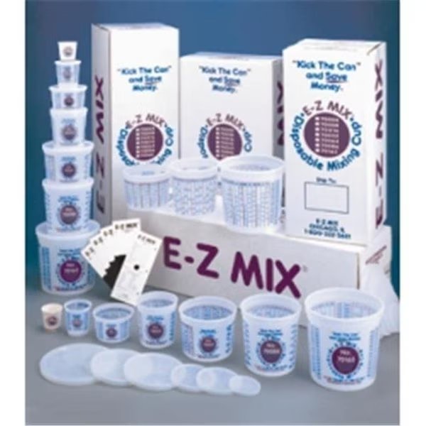E-Z Mix EZX70004 .25 Pint Disposable Mixing Cups 400-Box, E-Z Mix, Mfr#: EZX70004