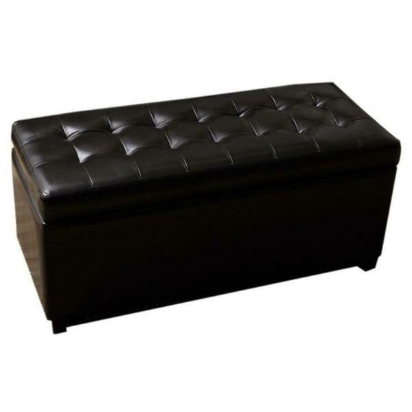 Malm Brown Storage Bench, Warehouse Of Tiffany, Mfr#: WT-M1157 MANY BROWN