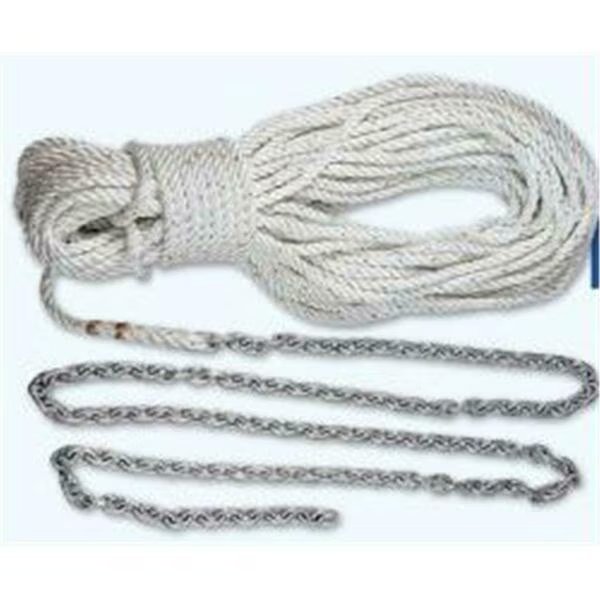 Lewmar 10 ft. 1-4 in. G4 Chain W-150 ft. 1-2 in. Rope, Lewmar, Mfr#: 69000332