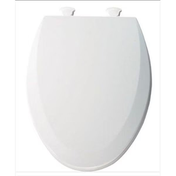 Church Seat 1500EC 000 Lift-Off Elongated Closed Front Toilet Seat in White, Church Seat, Mfr#: 1500EC 000
