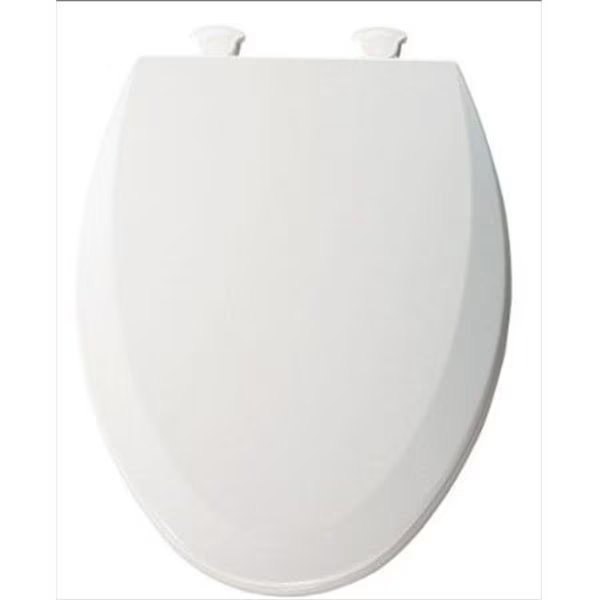 Church Seat 1500EC 390 Lift-Off Elongated Closed Front Toilet Seat in Cotton White, Church Seat, Mfr#: 1500EC 390