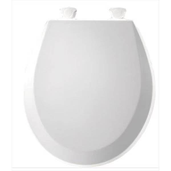Church Seat 500EC 006 14.375 in. Lift-Off Round Closed-Front Toilet Seat in Bone, Church Seat, Mfr#: 500EC 006