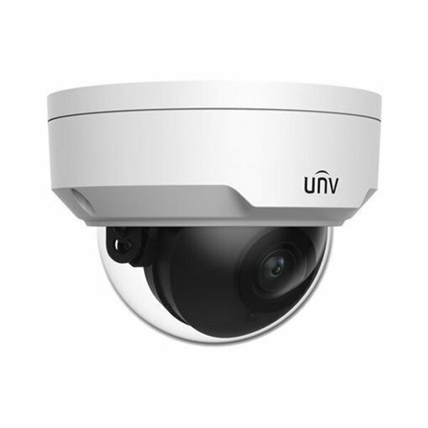 4MP Dome Network Camera Smart, 2.8mm, 30m IR, PoE, H.265, SD Card, Audio, Alarm, Uniview, Mfr#: IPC324SB-DF28K-I0