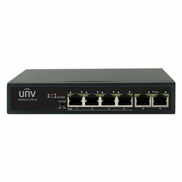 Ethernet Switch Host, Uniview, Mfr#: NSW2020-6T-POE-IN