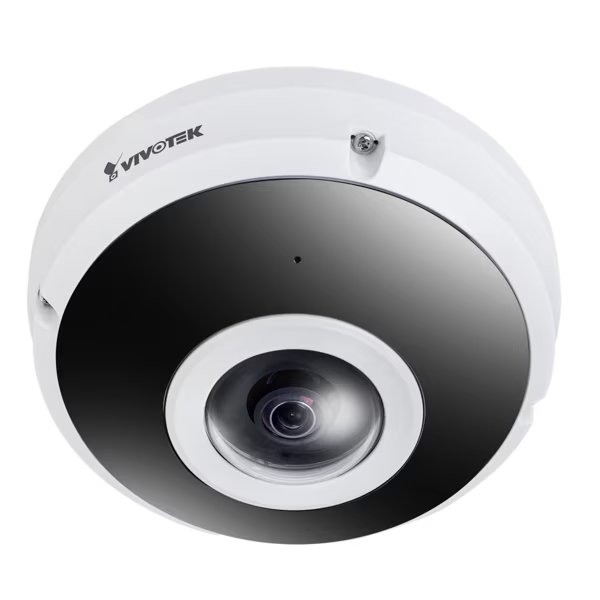 5MP 10M IR H.265 Outdoor VandalProof WDR Pro 360 Panoramic, Vivotek, Mfr#: FE9380-HV