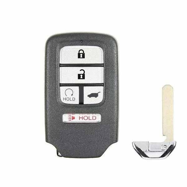 KeylessFactory: Honda 5-Button Smart Key SHELL w/ Hatch, Keyless Factory, Mfr#: SKS-HON-5BH