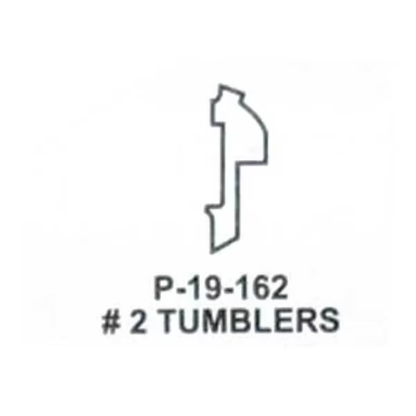 ASP:Honda high security tumbler #2, PK 25, Asp, Mfr#: ASP-P-19-162