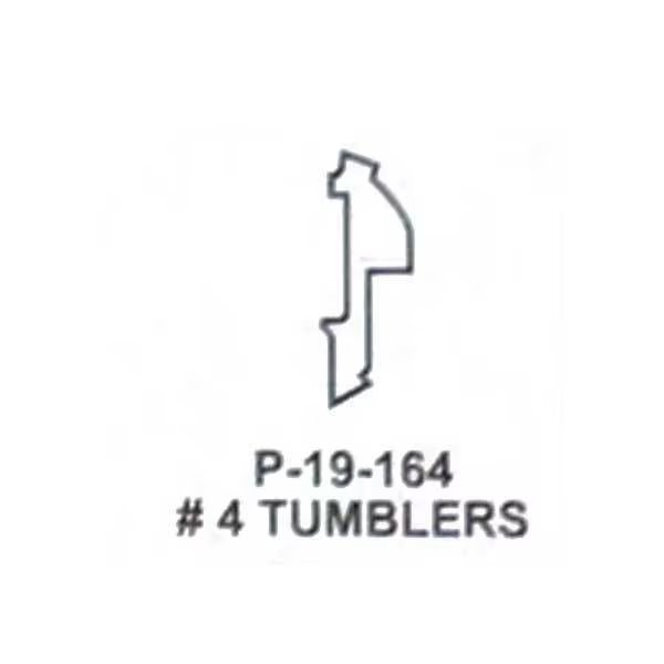 ASP:Honda high security tumbler #4, PK 25, Asp, Mfr#: ASP-P-19-164