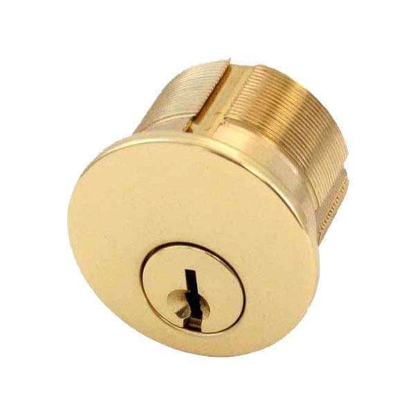 GMS:GMS 1-1/8" Mortise Cyl - Brass - Arrow, Gms, Mfr#: GMS-M118-AW-3-ST-A2