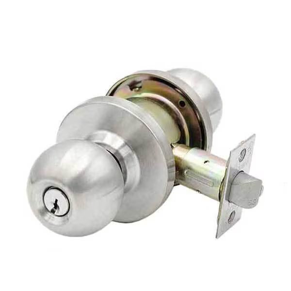 Kenaurd:Institutional Door Knob Grade 2 - Silver - SC1, Kenaurd, Mfr#: KCDK01-SS-IN