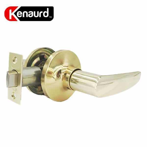 Kenaurd:Lever Residential #2 - Polish Brass - Passage, Kenaurd, Mfr#: KLE02-PB-PS
