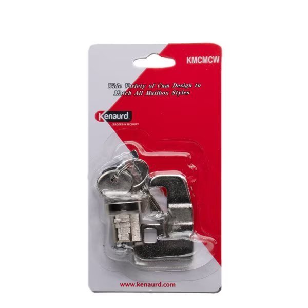 Kenaurd: Mailbox Cam Lock Clockwise  Bright Nickel Finish (US14), Kenaurd, Mfr#: KMCMCW