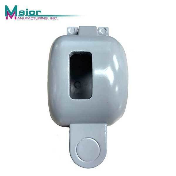 Major: KEE BLOK - Lever Handle Lock Out Device - Keyed Differently  - Aluminum Finish, Major, Mfr#: MJR-A200-KD