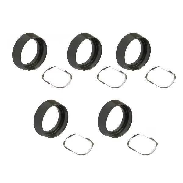 Major: CGD-5 - Free Spinning - Standard Cylinder Guard - Tapered - 1-3/4" x 1/2" - Duranodic, PK 5, Major, Mfr#: MJR-CGD-5