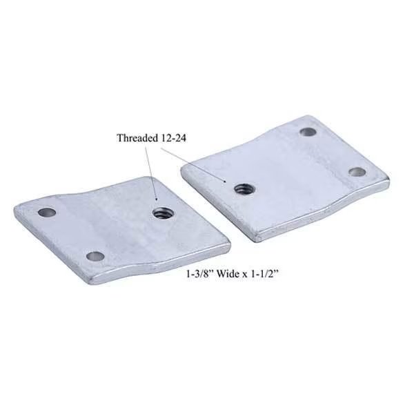 Major: LMB-05 - Lock Mounting Bracket For ASA Strikes Threaded 12-24 - 1-1/4� x 4-7/8�, Major, Mfr#: MJR-LMB-05