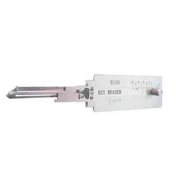 ORIGINAL LISHI: B106 / B107 GM (Non-Warded) Key Reader, Original Lishi, Mfr#: OLS-B106-B107-AG-READER