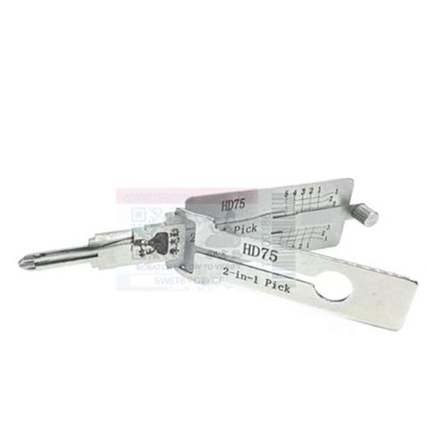 ORIGINAL LISHI: Pick and decode Honda HD75, Original Lishi, Mfr#: OLS-HD75-AG