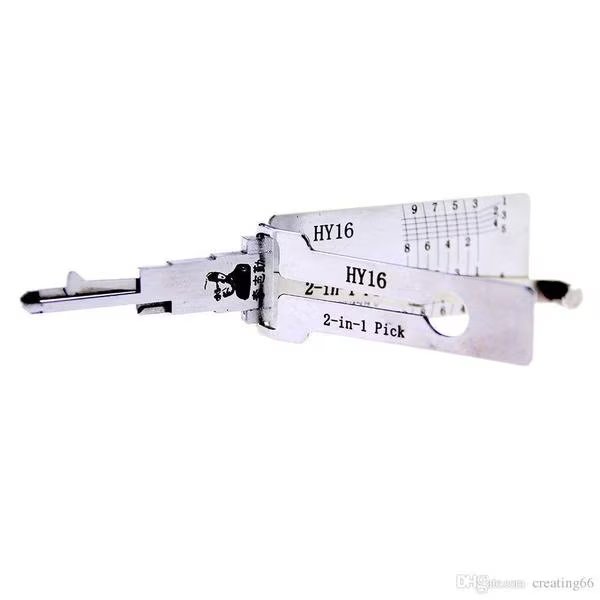 ORIGINAL LISHI Hyundai / HY16 / HYN14 / 2-in-1 / Pick & Decoder AG, Original Lishi, Mfr#: OLS-HY16-HYN14-AG
