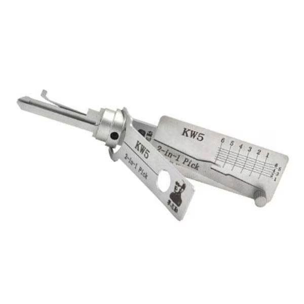ORIGINAL LISHI: KWIKSET KW5 (6 PINS) 2in1 TOOLS, Original Lishi, Mfr#: OLS-KW5-AG