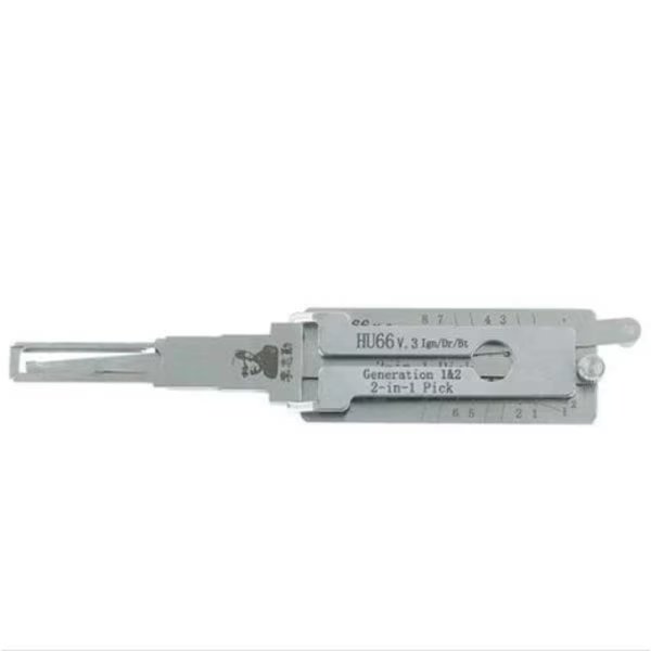 ORIGINAL LISHI: VW/Audi/Ford HU66 2in1 Pick/Decoder TL AG, Original Lishi, Mfr#: OLS-HU66-TL-IGN-AG