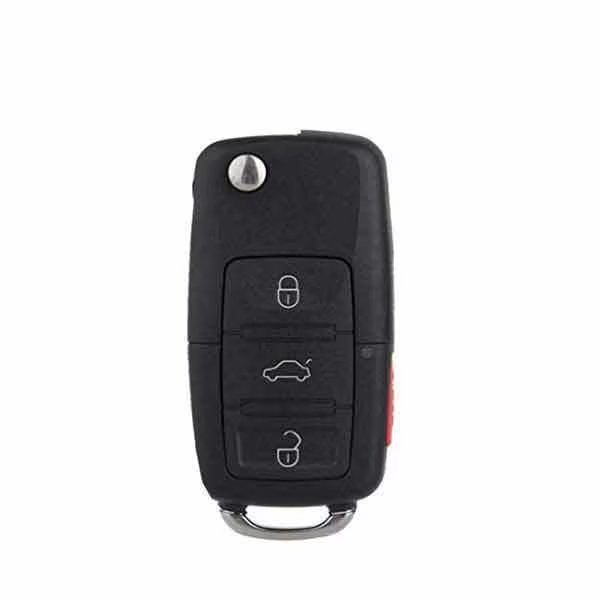 KeylessFactory:Remote Flip Keys:H72 FLIP KEY Ford/Lincoln/Mercury/Mazda 4-Btn Remote -H72 CHIP, Keyless Factory, Mfr#: RFK-FD-H72