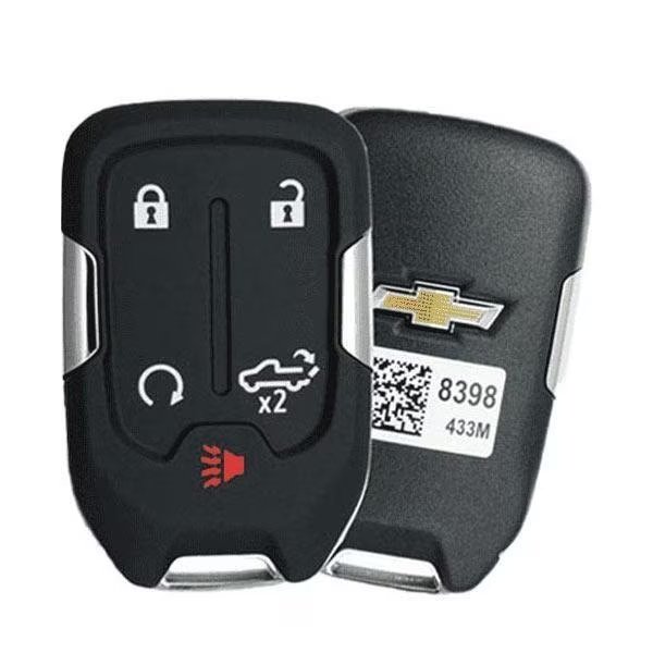 REF:  2019 Chevrolet Silverado / 5-Button Smart Key w/ Tailgate / PN: 13508398 / HYQ1EA (434 Mh, Oem, Mfr#: RSK-ULK276