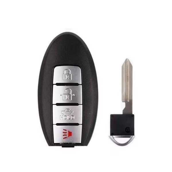 KeylessFactory: 2013-2019 Infiniti Smart Key Shell 4B for FCC's 4014, Keyless Factory, Mfr#: SKS-INF-40144