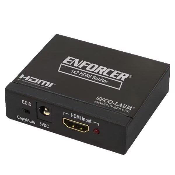 HDMI Splitter. Transmit a single HDMI source to up to two different high-definition TVs o, Seco-Larm, Mfr#: SLM-MVD-AH12-01Q