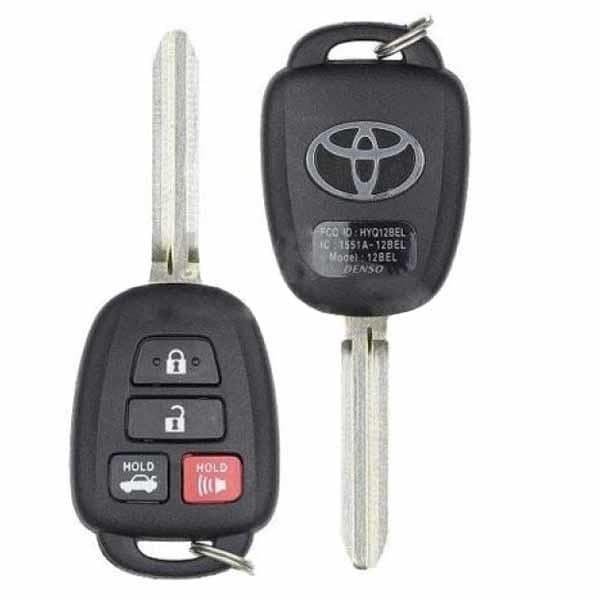 REF: 2014-2019 Toyota Corolla / 4-Button Remote Head Key / PN: 89070-02880 / HYQ12BEL (4D H) /, Oem, Mfr#: RHK-TOY061