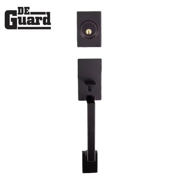 :Square Contemporary Design Handleset - ORB-SC1, Deguard, Mfr#: DHS-ORB-SC1