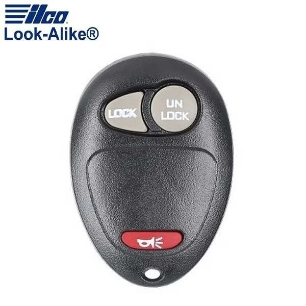 LAL RKE-GM-3B4 GENERAL MOTORS 3 BUTTON REMOTE KEYLESS ENTRY, Ilco, Mfr#: ILCO-AX00011750