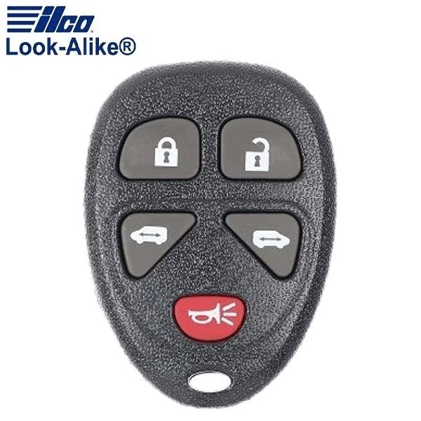 LAL RKE-GM-5B4 GENERAL MOTORS 5 BUTTON REMOTE KEYLESS ENTRY, Ilco, Mfr#: ILCO-AX00011720