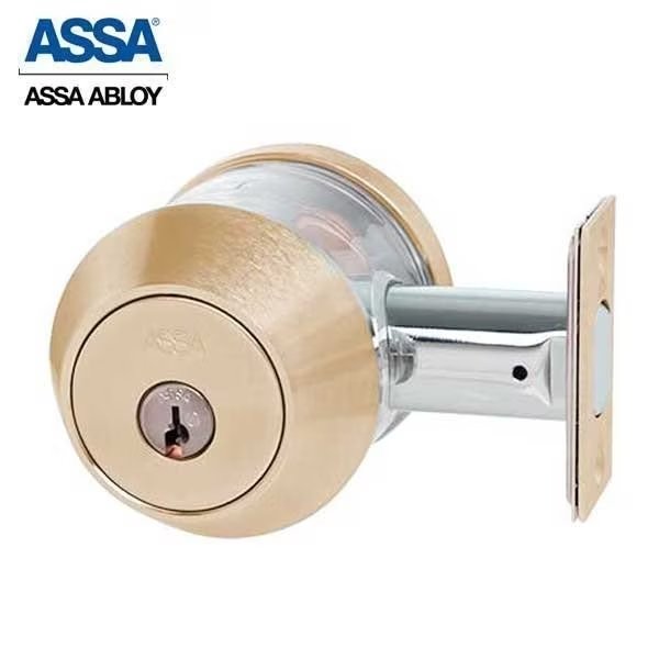 7000 Series Maximum+ Grade 1 Single Cylinder Deadbolt Satin Bronze KD, Assa Abloy, Mfr#: ASS-7900-612-3-F-COMP-KD-0A7