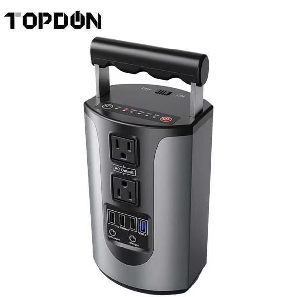 Portable Generator, 200 W Rated, 250 W Surge, 100/240V AC/5V DC, 3.1 A, Topdon, Mfr#: TDP-C11A012A03