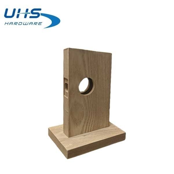 UHS Service:Lock Display with 1 Holes - Natural Wood - Short, Uhs Hardware, Mfr#: ULD01-NW-S