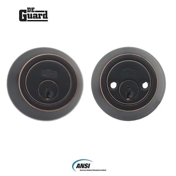:Dbl. Deadbolt ORB KW1, Deguard, Mfr#: DDB02-ORB-KW1