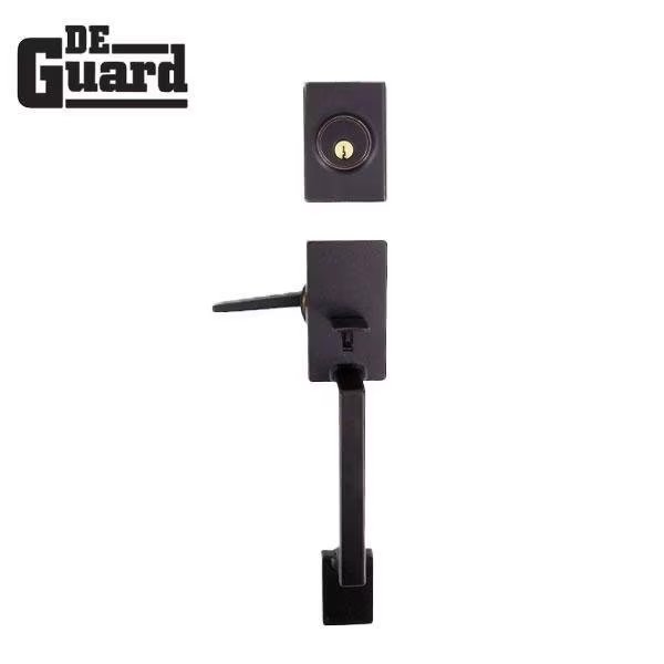 :Square Contemporary Design Handleset w/ Lever - ORB-SC1, Deguard, Mfr#: DHSWL-ORB-SC1