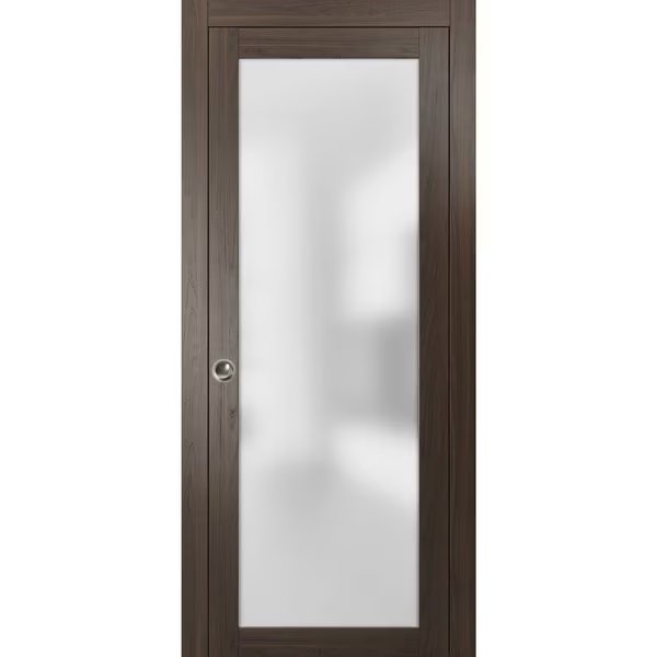 Lite  Pocket 32x96" Planum 2102 Chocolate Ash Pocket Frame Trims Pulls Track  SetSlide |, Sartodoors, Mfr#: PLANUM2102PD-CA-3296