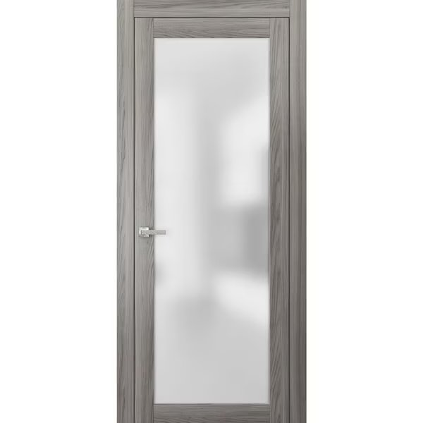 Barn Interior Door, 36" x 80", Black, Sartodoors, Mfr#: PLANUM2102ID-GA-18