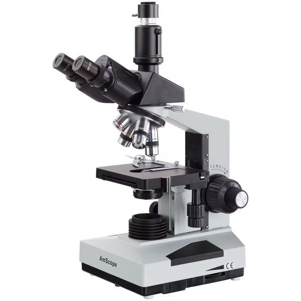 40X-2000X LED Trinocular Biological Compound Microscope, Amscope, Mfr#: T490B-LED