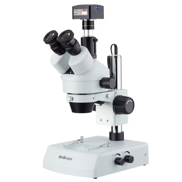 7X-90X LED Trinocular Zoom Stereo Microscope With 10MP USB3 Camera, Amscope, Mfr#: SM-2TY-LED-10M3