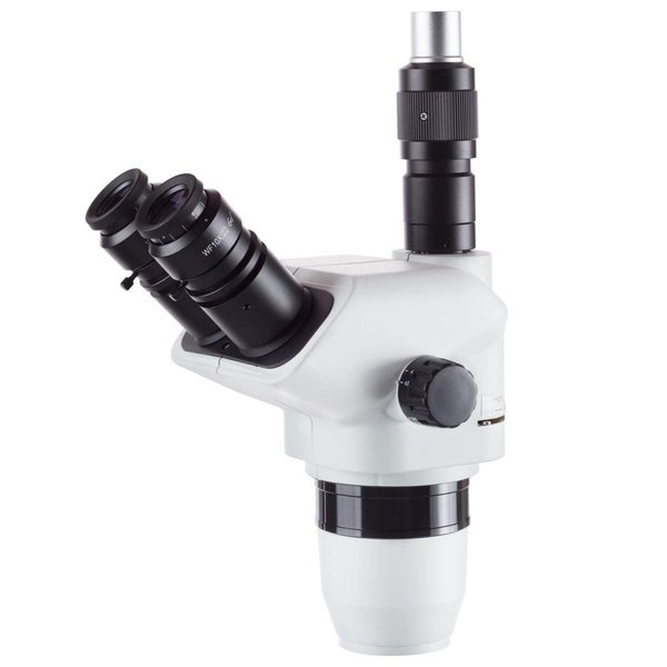 6.7X-225X Focusable Trinocular Stereo Zoom Microscope Head, Amscope, Mfr#: ZM67225NT