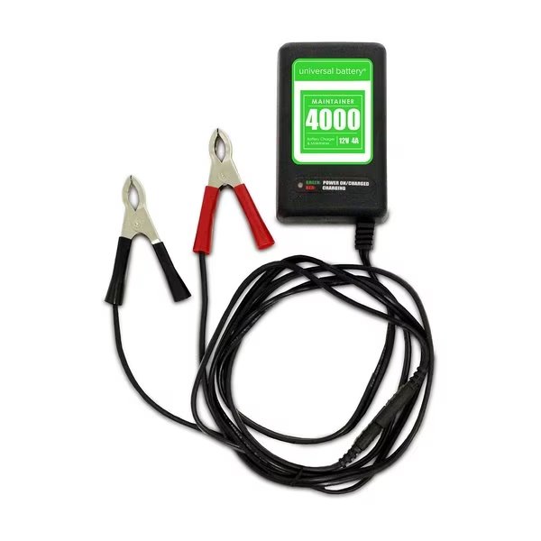 12 V 4 amp Battery Charger for LFP and SLA Batteries, Upg, Mfr#: 48140