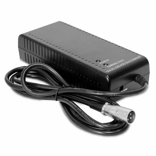24V 5AH 3Stage AGMGEL Charger w USA Cordset  recommended for medical mobilty charging, Upg, Mfr#: 24BC5000T-4 USA
