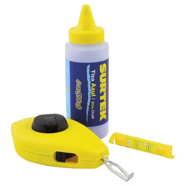 Plastic Chalk Line Reel Set 4Oz, Surtek, Mfr#: 130562