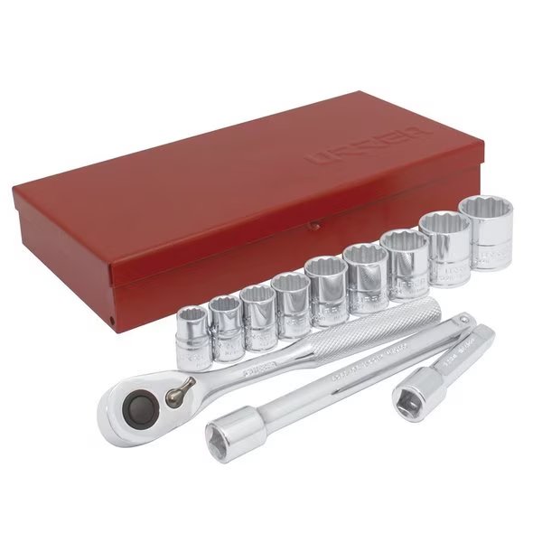 3/8" Drive SAE, 13 pcs, Urrea, Mfr#: 52130