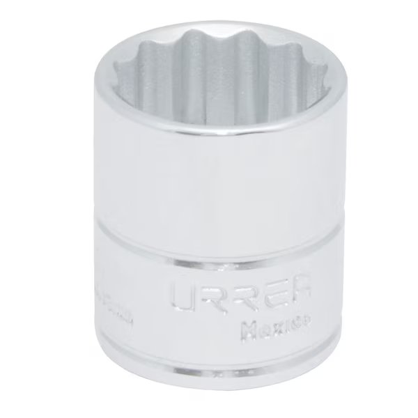 3/8"drive, 1/2 in, 12 point SAE short socket., Urrea, Mfr#: 5216