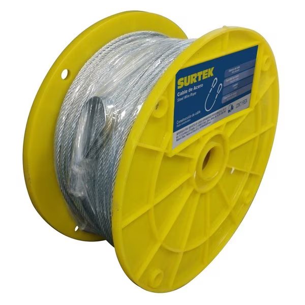 Steel Wire Rope 7X7 18X152M, Surtek, Mfr#: CA124